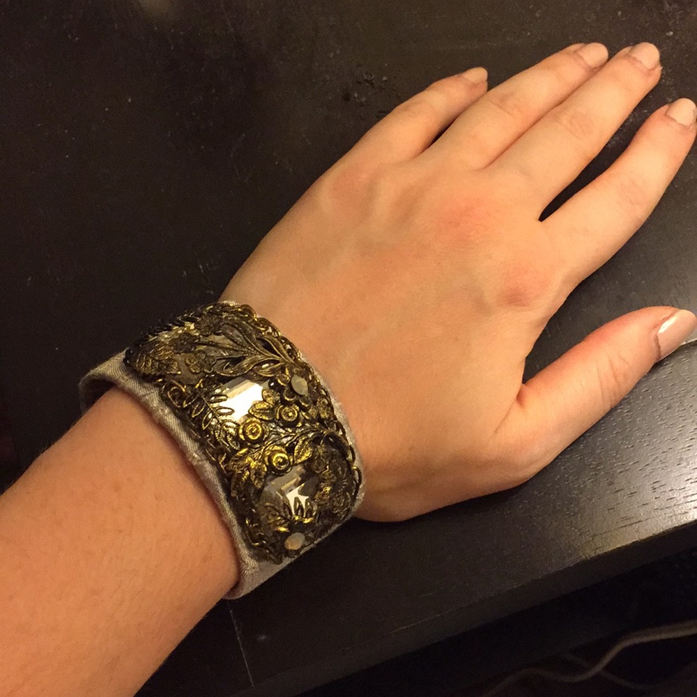 Lenora Dame Vintage Bloom Cuff - Picture 2 of 4